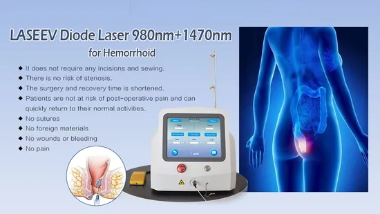 Triangel 980nm 1470nm Laser Lipolysis Endolift Laser Device with Medical CE Liposuction Laser Surgery Facial Lifting Machine