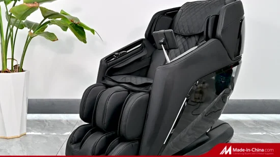 2022 새로운 디자인 4D SL 트랙 마사지 의자 자동 다리 확장 무선 충전 Ai 음성 제어 마사지 의자